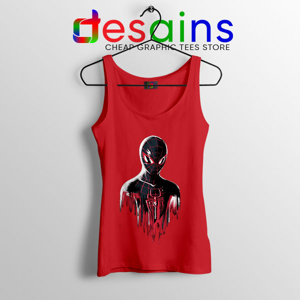 Spider Man Into Multiverse Red Tank Top Marvel Comics