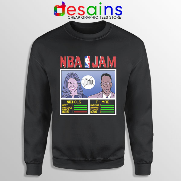 The Jump NBA Finals Black Sweatshirt Nichols TMac