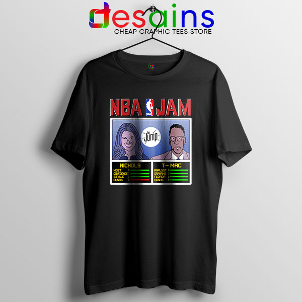 The Jump NBA Finals Black T Shirt Nichols TMac