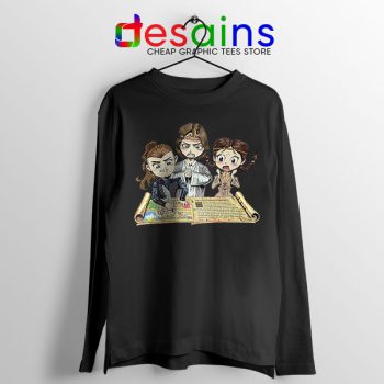 The Last Kingdom Chibi Black Long Sleeve Tee Saxon Stories