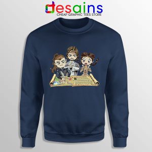 The Last Kingdom Chibi Navy Sweatshirt Netflix Tv Series