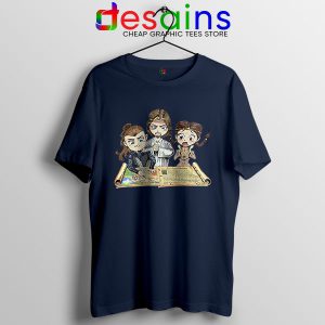 The Last Kingdom Chibi Navy T Shirt Saxon Stories