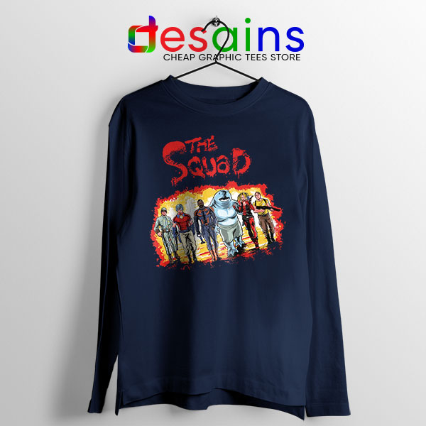 The New Suicide Squad Navy Long Sleeve Tee DC Comics