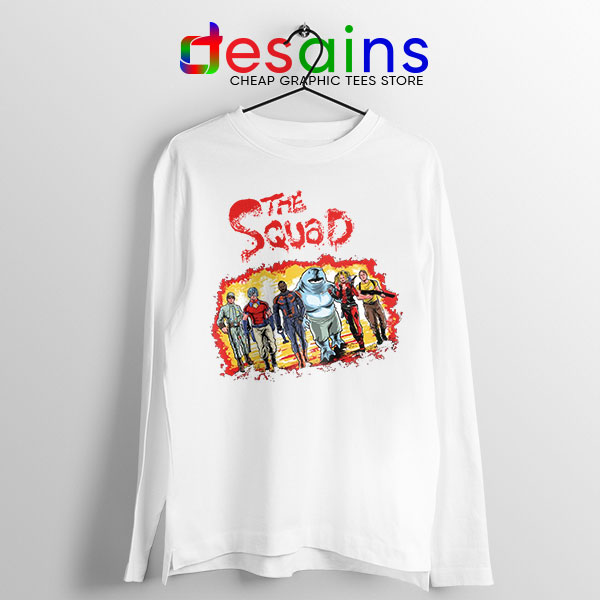 The New Suicide Squad White Long Sleeve Tee DC Comics