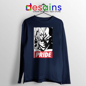 The Prince Vegeta Navy Long Sleeve Tee Dragon Ball Z