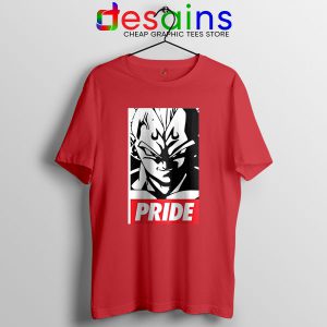 The Prince Vegeta Red T Shirt Super Dragon Ball Z