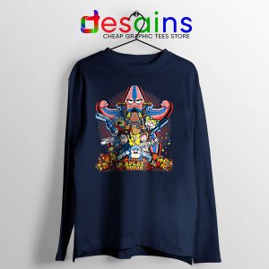 The Splat Suicide Squad Navy Long Sleeve Tee Nicksplat Shows