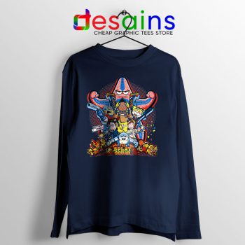 The Splat Suicide Squad Navy Long Sleeve Tee Nicksplat Shows