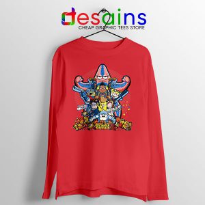 The Splat Suicide Squad Red Long Sleeve Tee Nicksplat Shows