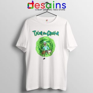 Tyler Creator Rick Morty White T Shirt Rapper Cartoon