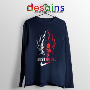Vegito Nike Dragon Ball Navy Long Sleeve Tee Just Do It