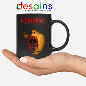 Vintage Scorpions Merch Mug Rock Band