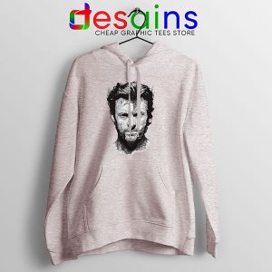 X Men Wolverine Art SPort Grey Hoodie Hugh Jackman