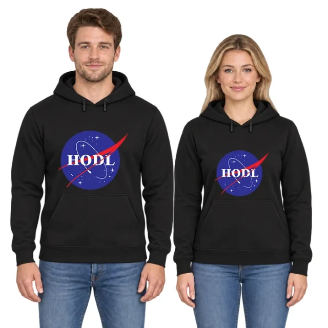 NASA Parody HODL Crypto Meme T-Shirt