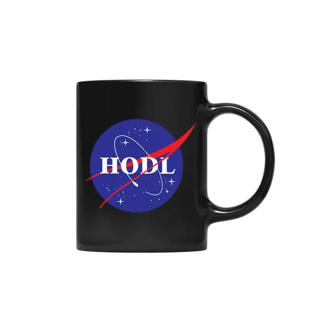 NASA Parody HODL Crypto Meme T-Shirt