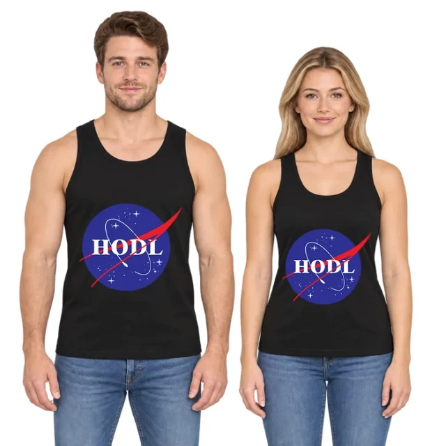 NASA Parody HODL Crypto Meme T-Shirt