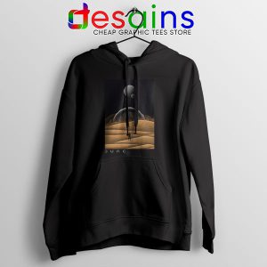 Arrakis Dune Desert Art Black Hoodie Planet Deserts