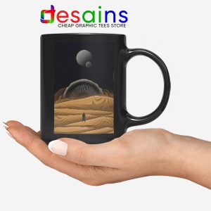 Arrakis Dune Desert Art Black Mug Planet Deserts