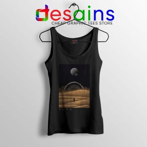 Arrakis Dune Desert Art Black Tank Top Planet Deserts