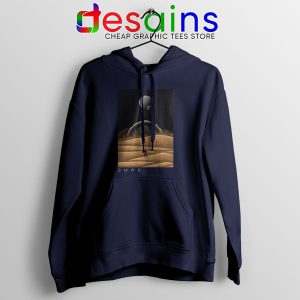 Arrakis Dune Desert Art Navy Hoodie Planet Deserts