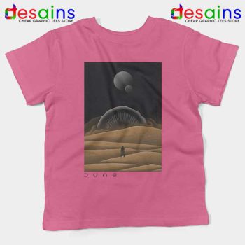 Arrakis Dune Desert Art Pink Kids Tee Planet Deserts