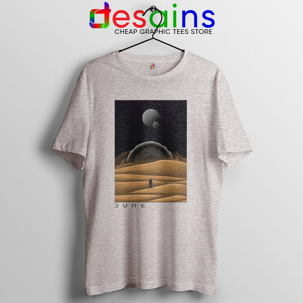 Arrakis Dune Desert Art Sport Grey T Shirt Planet Deserts