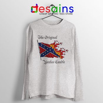 Best Original Yankee Candle Flag Sport Grey Long Sleeve Tee American