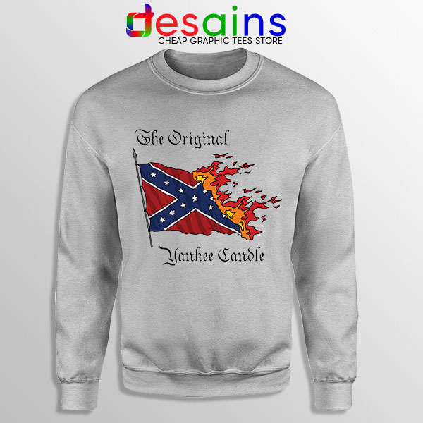 Best Original Yankee Candle Flag Sport Grey Sweatshirt American