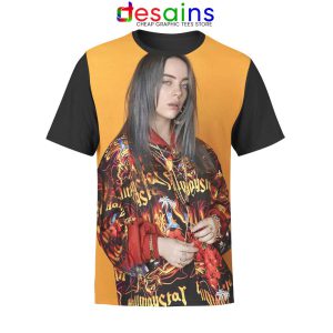 Billie Eilish Pose Unisex AOP Tshirt