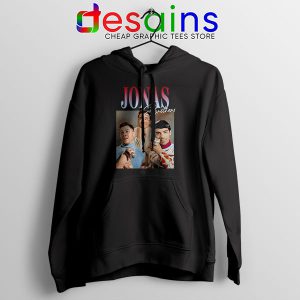 Buy Jonas Brothers Merch Retro Black Hoodie Jobros