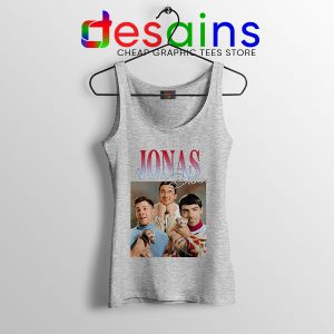 Buy Jonas Brothers Merch Retro Sport Grey Tank Top Jobros