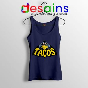 Buy Tacos Taco Bell Batman Navy Tank Top DC Comics