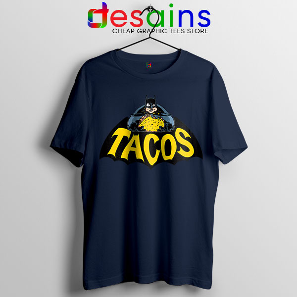Buy Tacos Taco Bell Batman Navy Tshirt DC Comics Funny