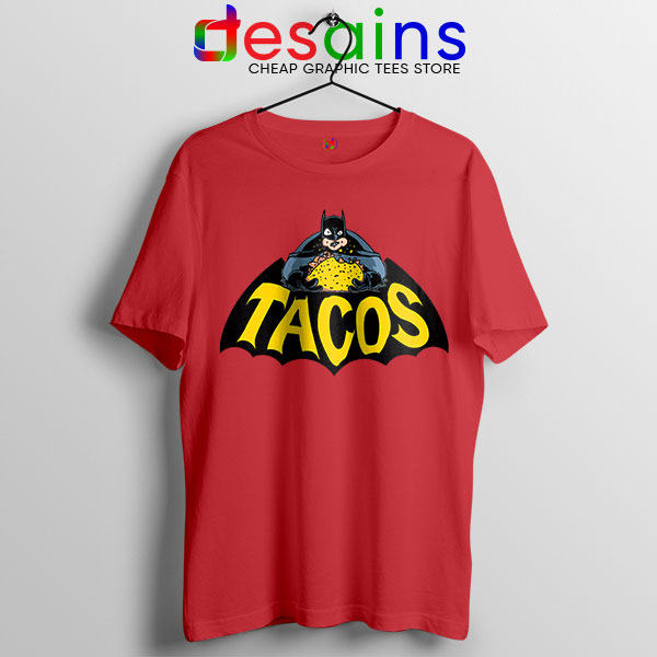Buy Tacos Taco Bell Batman Red Tshirt DC Comics Funny