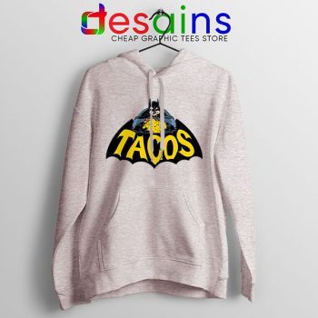 Buy Tacos Taco Bell Batman Sport Grey Hoodie DC Comics Funny