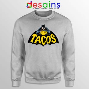 Buy Tacos Taco Bell Batman Sport Grey Sweatshirt DC Comics