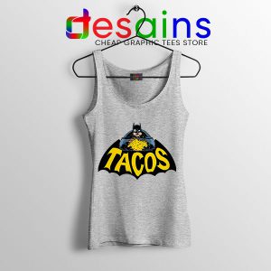 Buy Tacos Taco Bell Batman Sport Grey Tank Top DC Comics