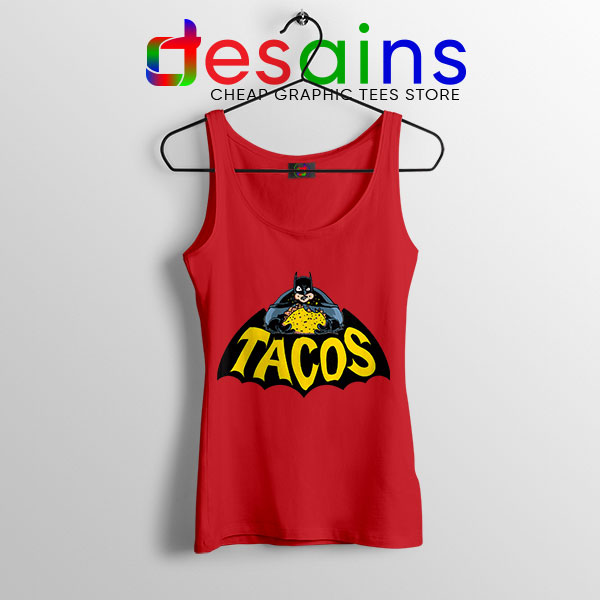 Buy Tacos Taco Bell BatmanRed Tank Top DC Comics