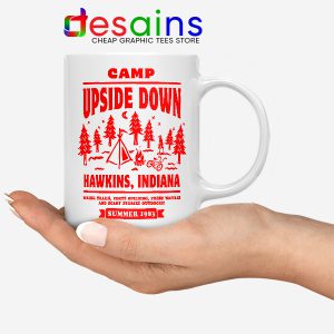 Camp Upside Down Hawkins Mug Stranger Things