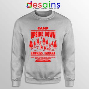Camp Upside Down Hawkins Sweatshirt Stranger Things