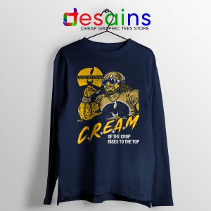 Cream of the Crop Navy Long Sleeve Tee Macho Man Wu Tang