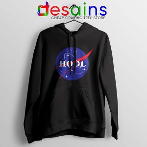 Crypto HODL NASA logo Black Hoodie