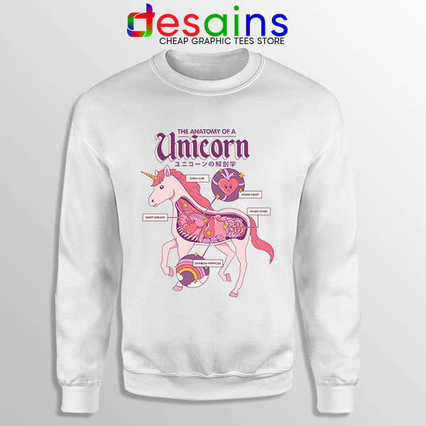 Cute Unicorn Anatomy Sweatshirt