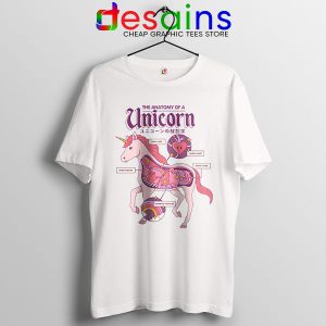 Cute Unicorn Anatomy Tshirt Funny Pony