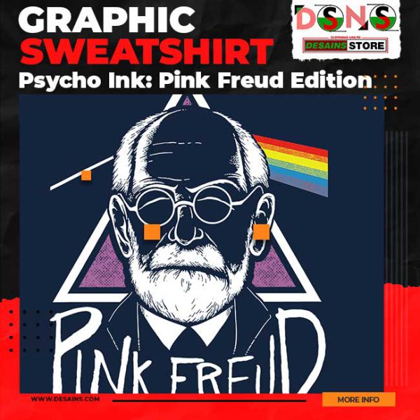 Dark Side - Pink Freud Edition Graphic Sweatshirt