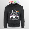 Dark Side of Your Mom Art Sweatshirt Pink Freud Band