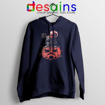 Darth Vader Pumpkin Navy Hoodie Halloween Gifts