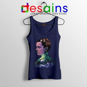 Eleven Demogorgon Monster Navy Tank Top Stranger Things 4