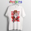 GOAT Michael Jordan Fire Red Tshirt Retro NBA