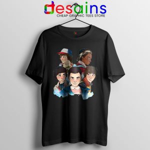 Gank Stranger Things Season 4 Black Tshirt Netflix